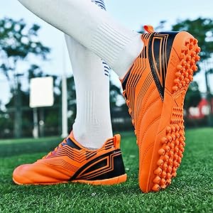 Amazon | [DZXZ] サッカートレーニングシューズ ジュニア 人工芝